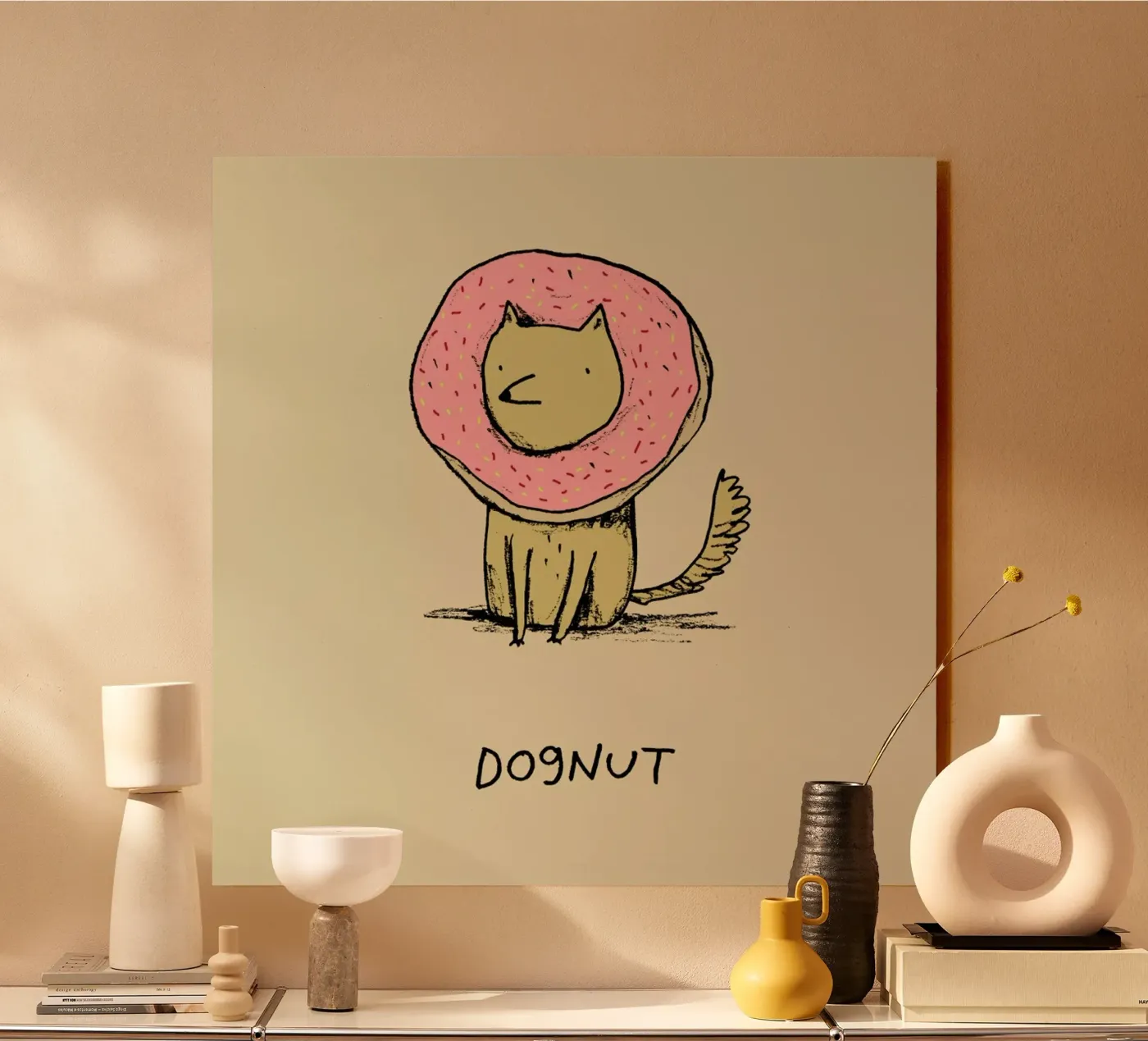 Dognut plexiglas de Sophie Corrigan