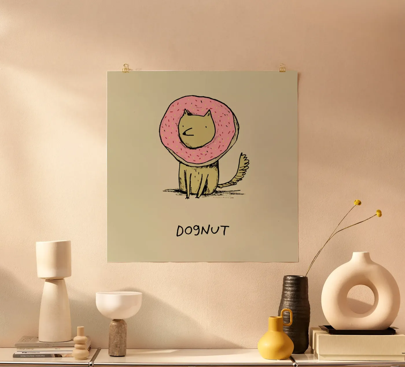 Dognut poster by Sophie Corrigan