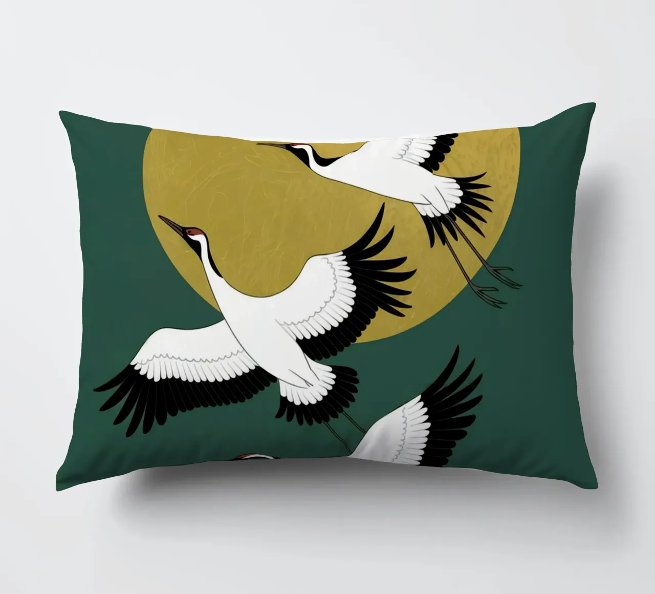 Cranes In Flight decorative cushion by logic