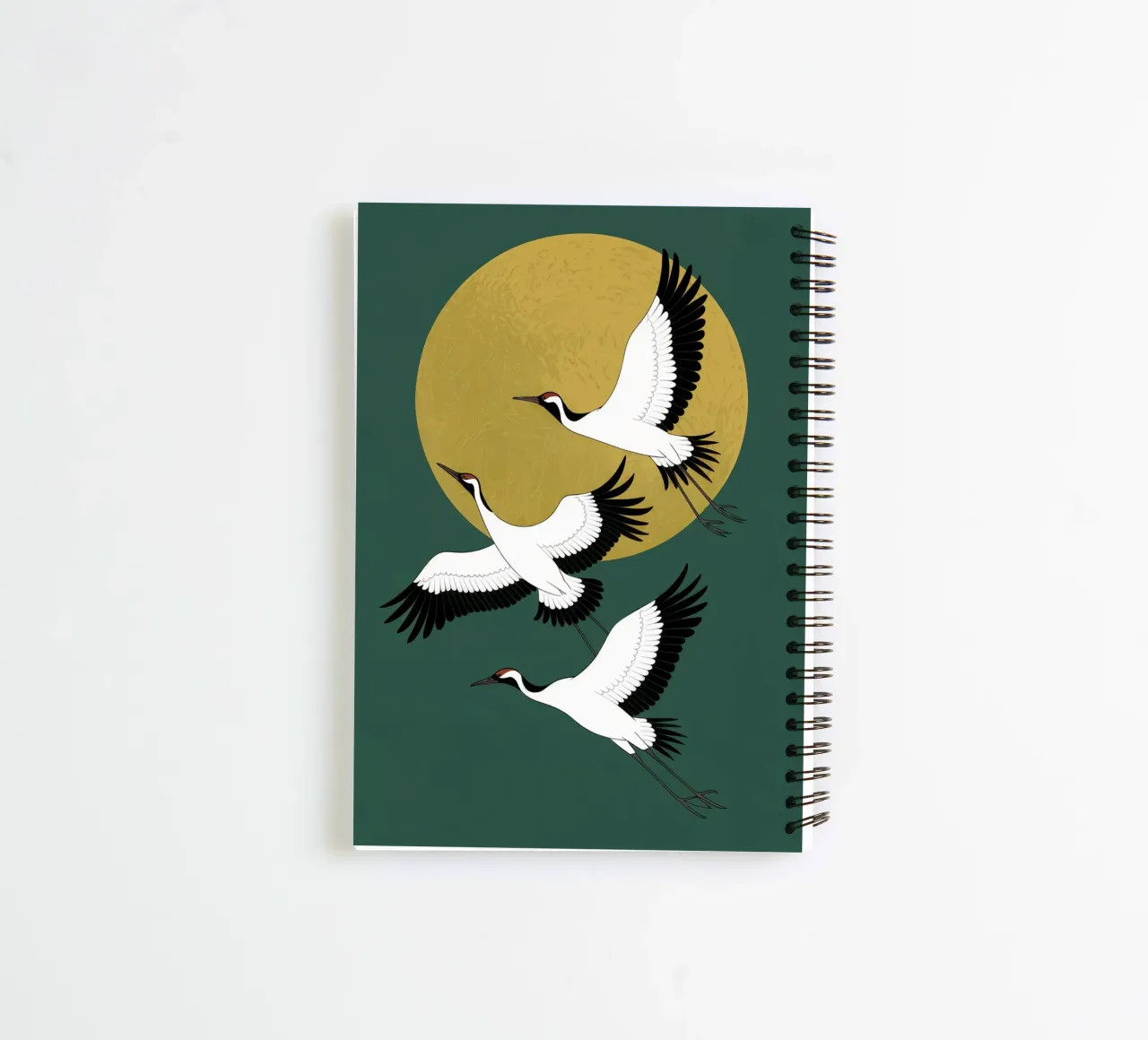 Kraniche im Flug Ringbuch von logic