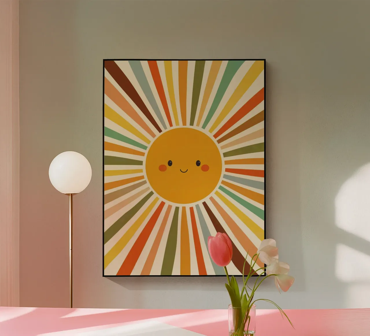 Kawaii Sun acrylic glass by logic