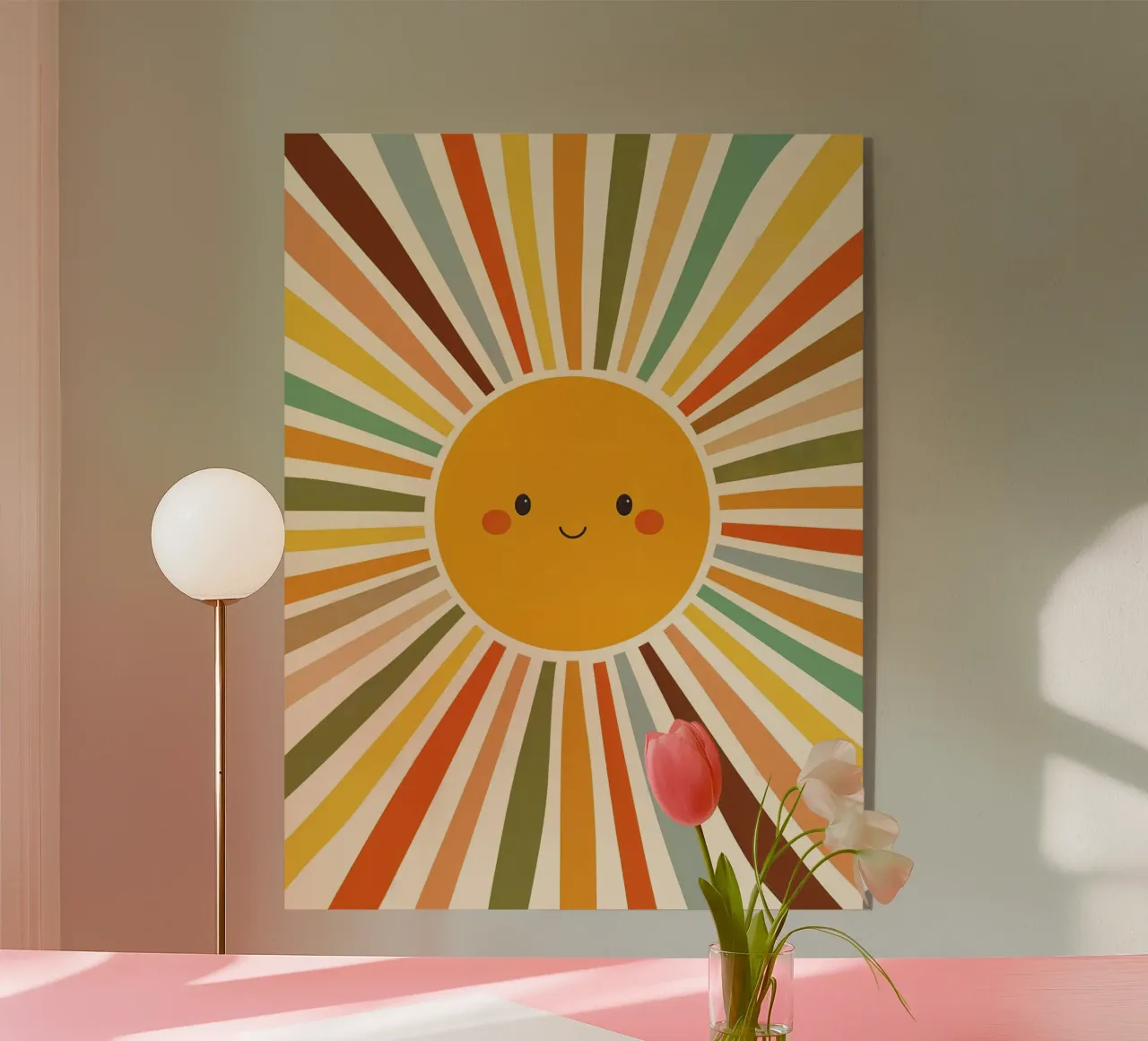 Kawaii Sun acrylic glass by logic