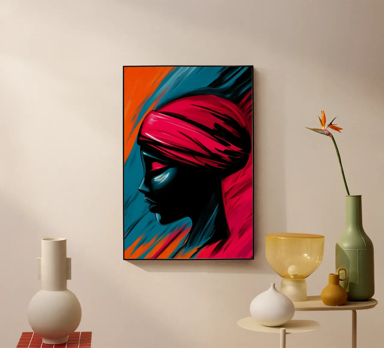 Oculto en la embriaguez de los colores en el silencio y el poder metacrilato de melipo-art