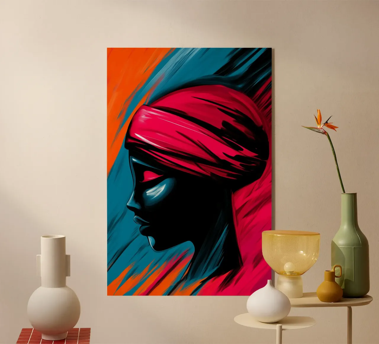 Oculto en la embriaguez de los colores en el silencio y el poder metacrilato de melipo-art