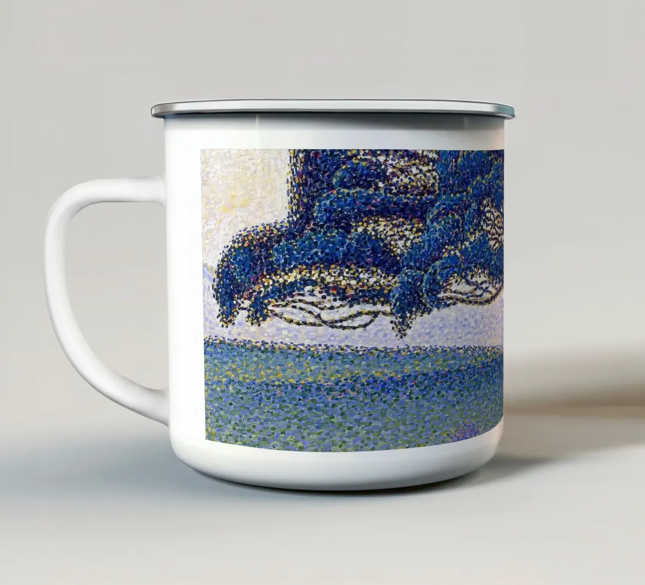 The Bonaventure Pine tazza in smalto da apoloprints