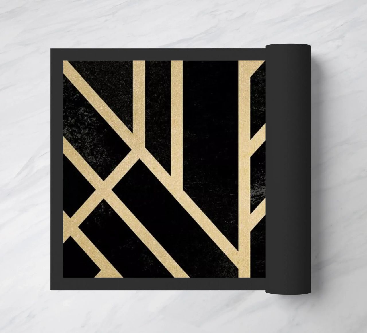 Art Deco Black felpudo de Elisabeth Fredriksson