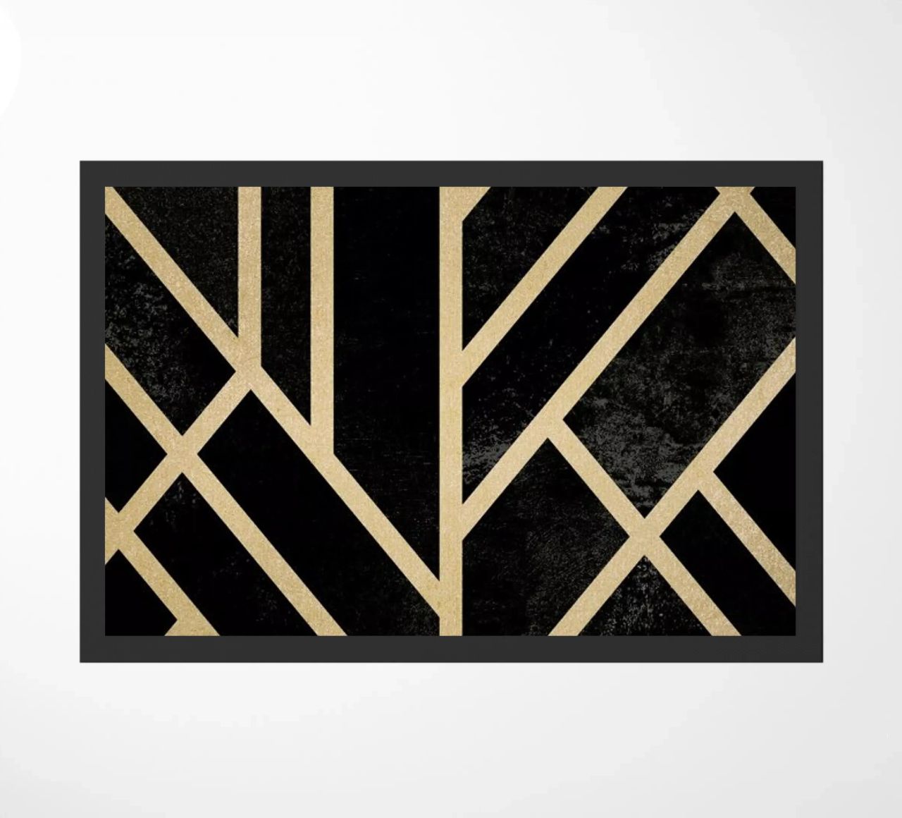Art Deco Black felpudo de Elisabeth Fredriksson