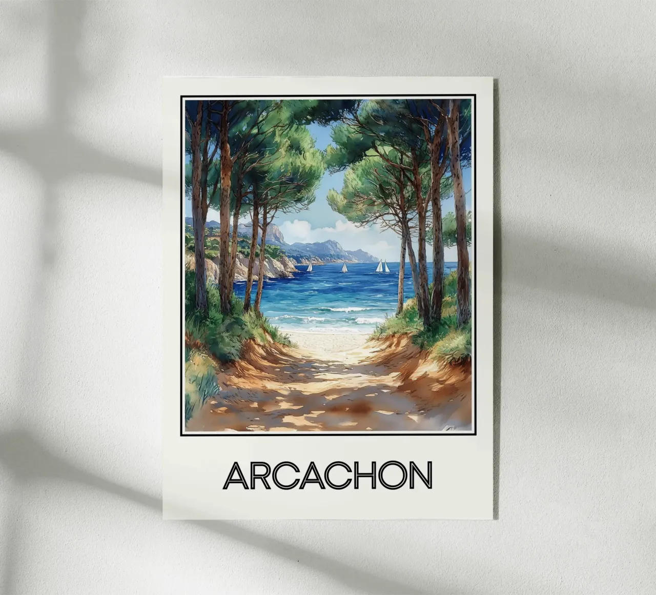 Arcachon plexiglass da Frame the World