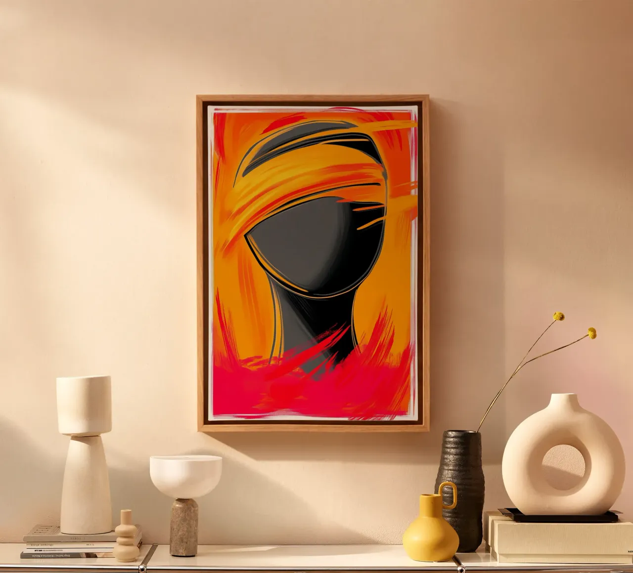 Nel fuoco dei pensieri tela da melipo-art