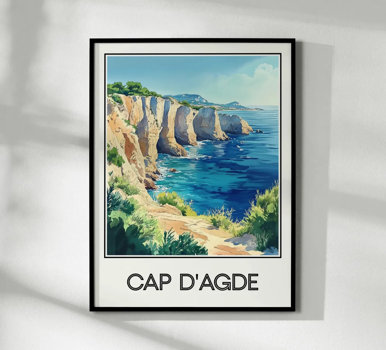 Cap d'Agde carta hahnemühle da Frame the World