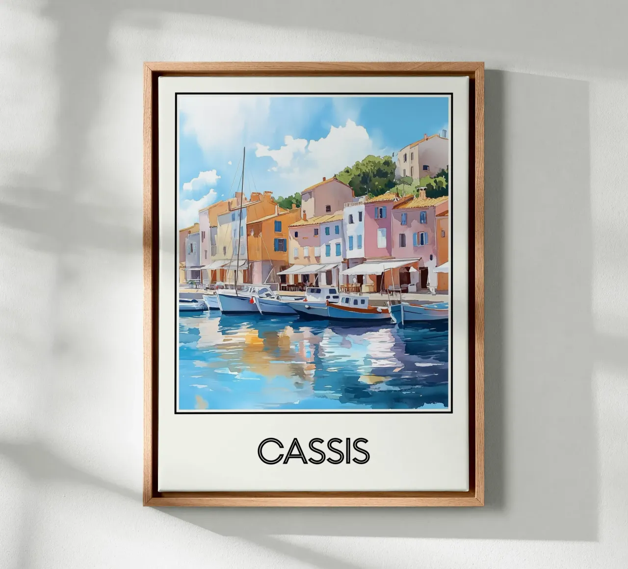 Cassis tela con Cornice a cassetta da Frame the World