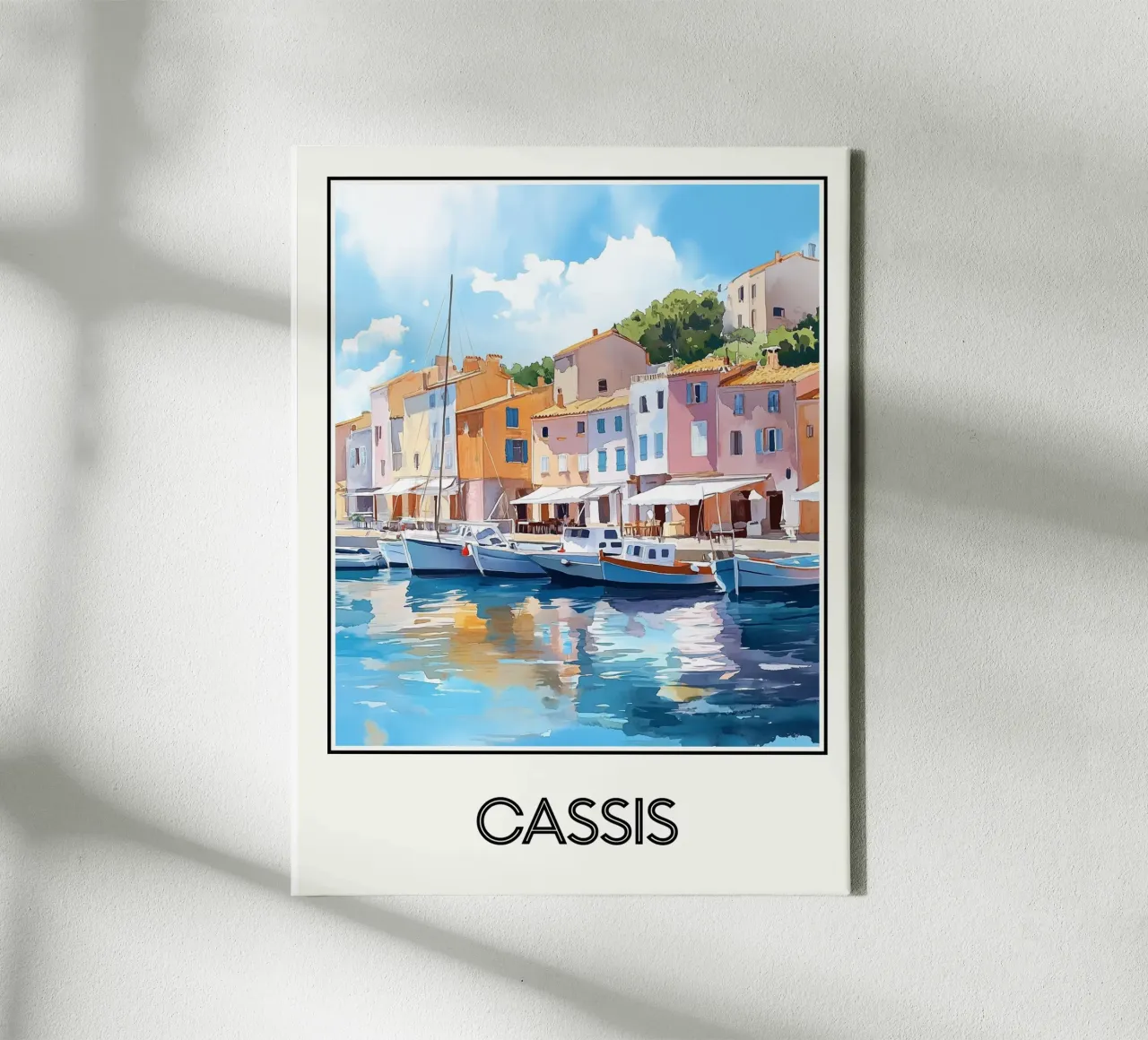 Cassis tela con Cornice a cassetta da Frame the World