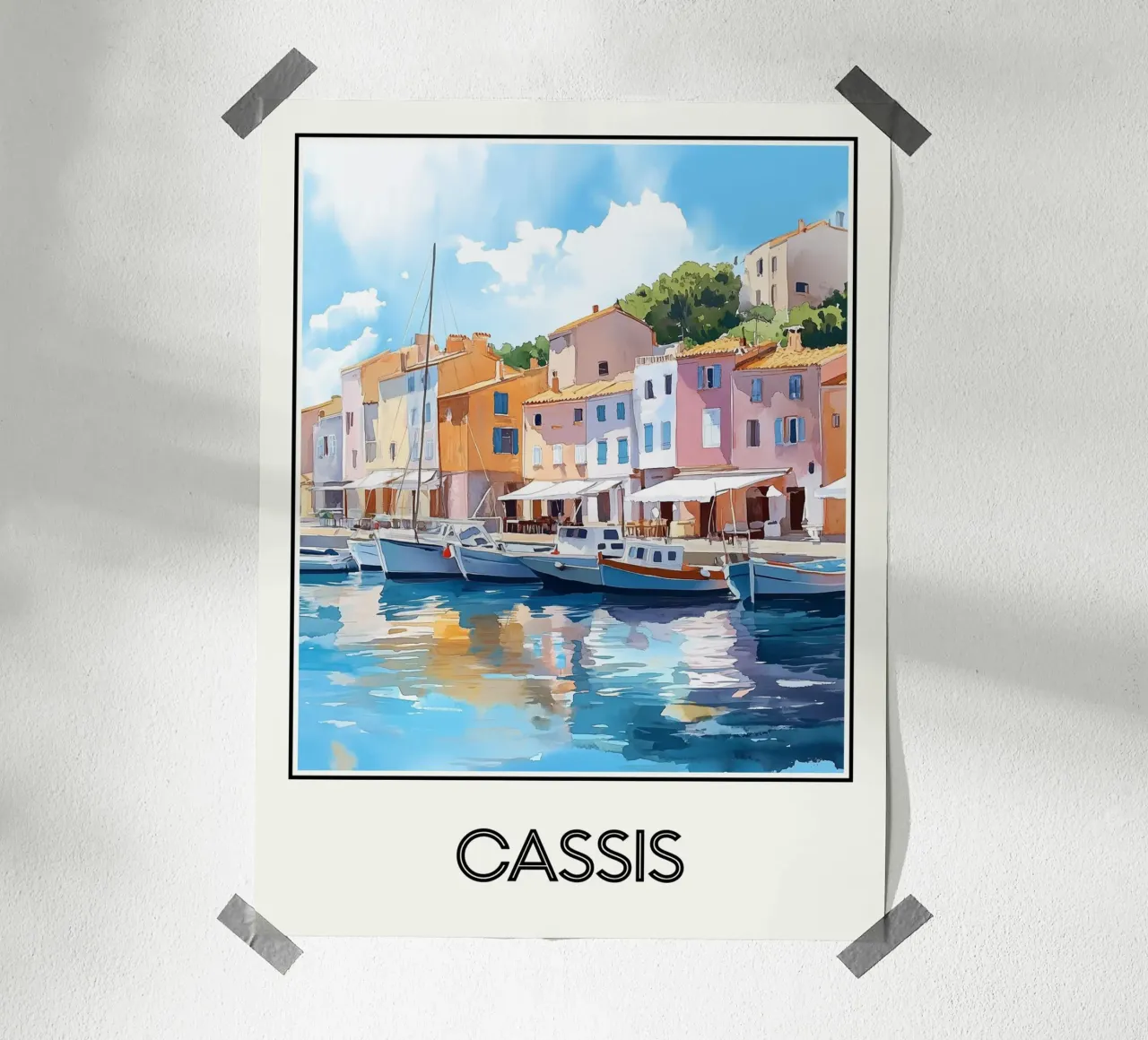 Cassis poster da Frame the World
