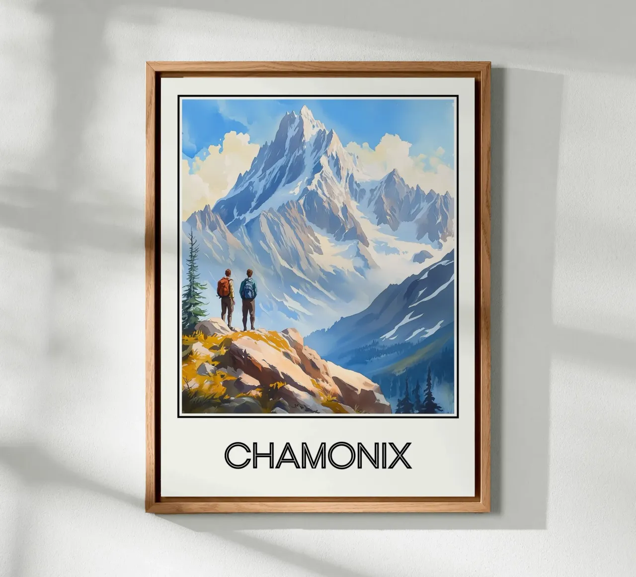 Chamonix alu-dibond by Frame the World