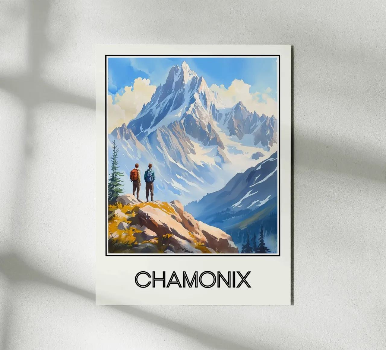 Chamonix alu-dibond by Frame the World