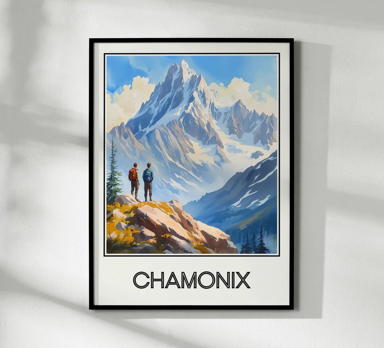 Chamonix Poster von Frame the World