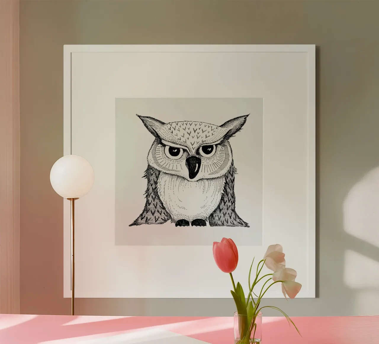 Owl poster da Sabrina Ziegenhorn