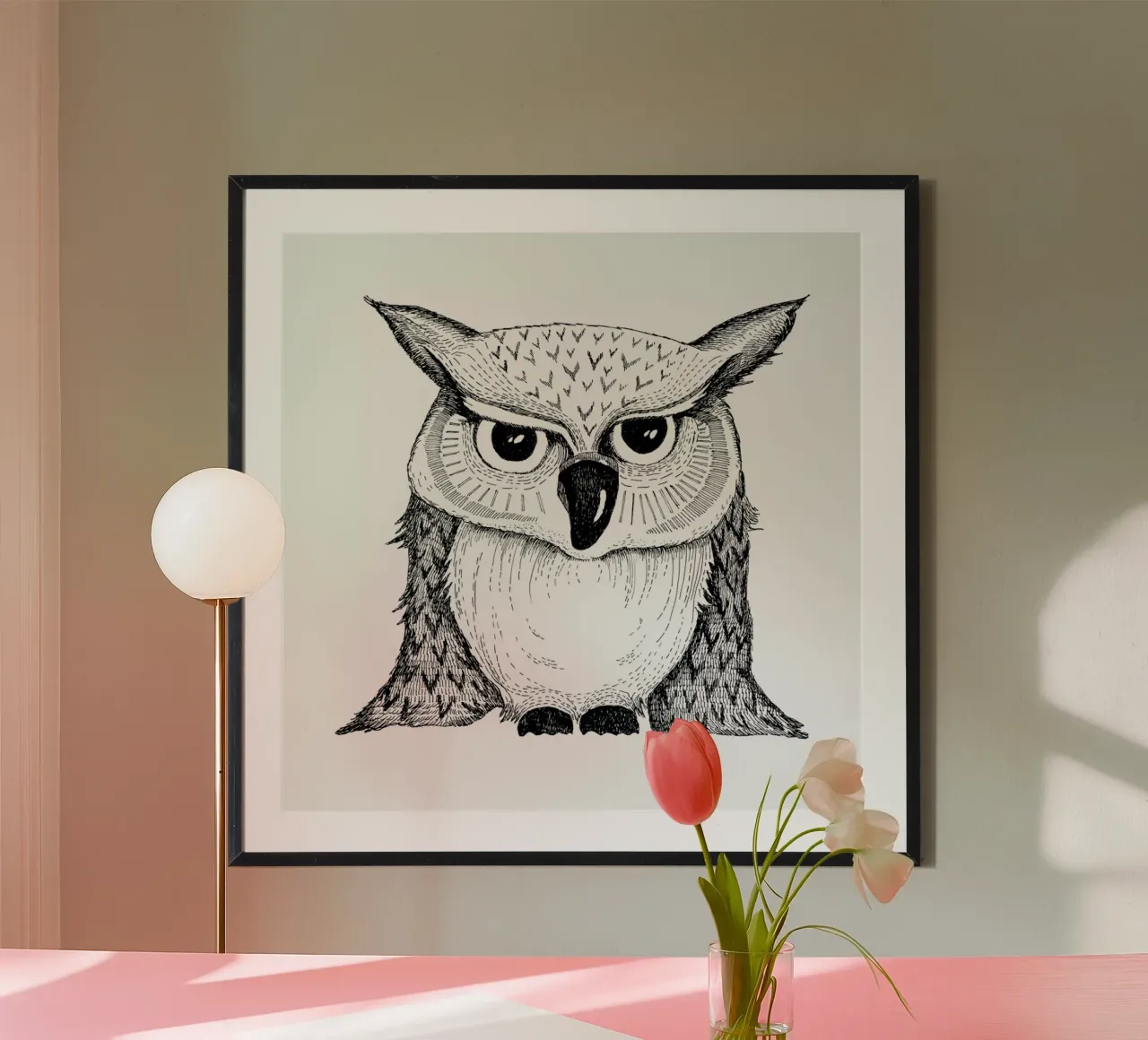 Owl poster da Sabrina Ziegenhorn