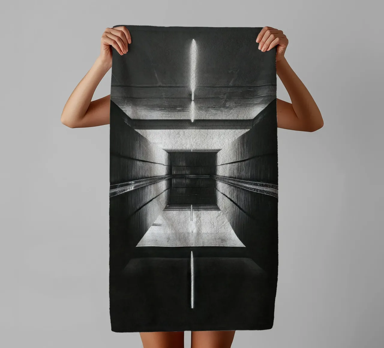 Infinite perspectives in the dark towel by By Night