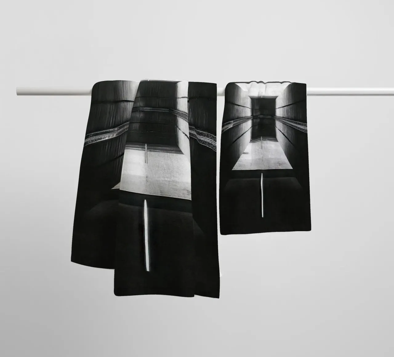 Infinite perspectives in the dark towel by By Night
