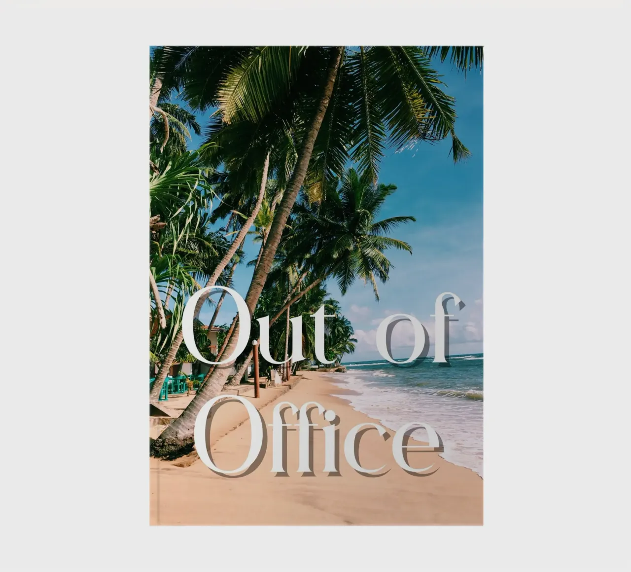 Palm trees Out of Office diario da ramosashop