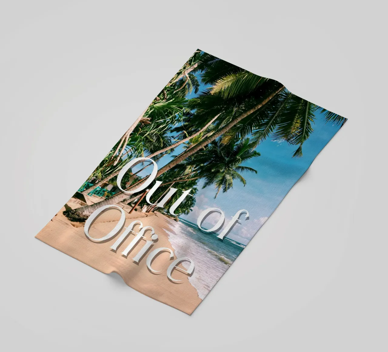 Palm trees Out of Office telo mare da ramosashop