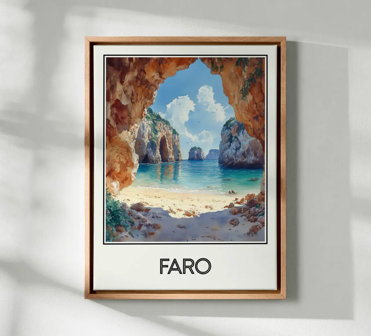 Faro tela con Cornice a cassetta da Frame the World