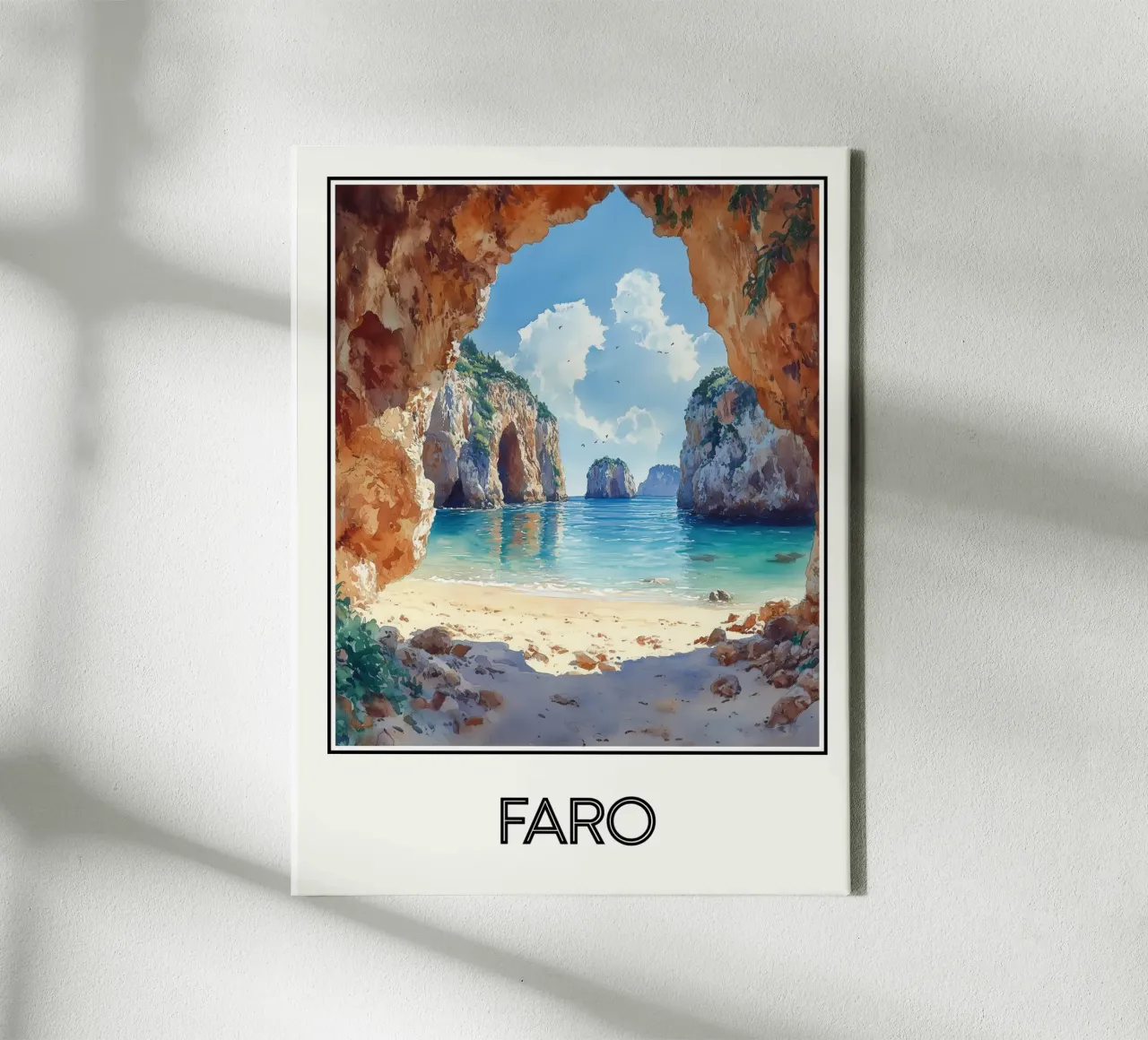 Faro tela con Cornice a cassetta da Frame the World