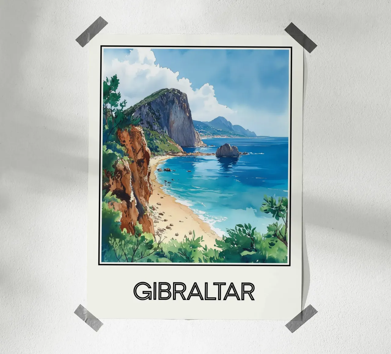 Gibilterra poster da Frame the World