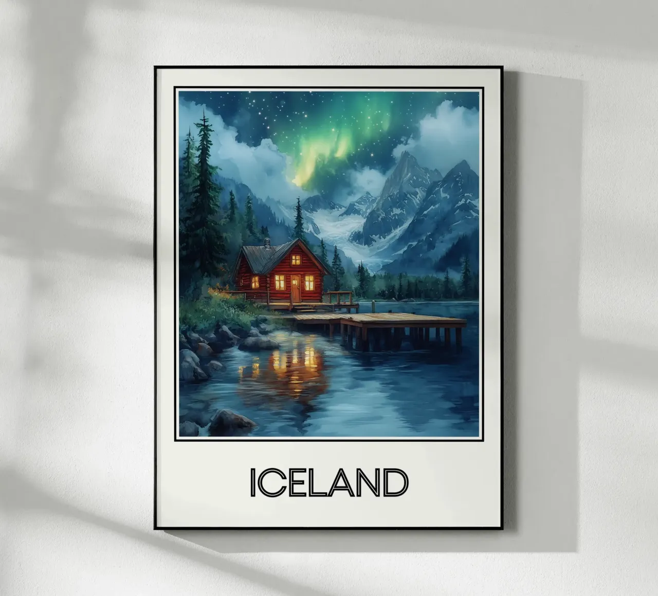 Het eiland acryl van Frame the World