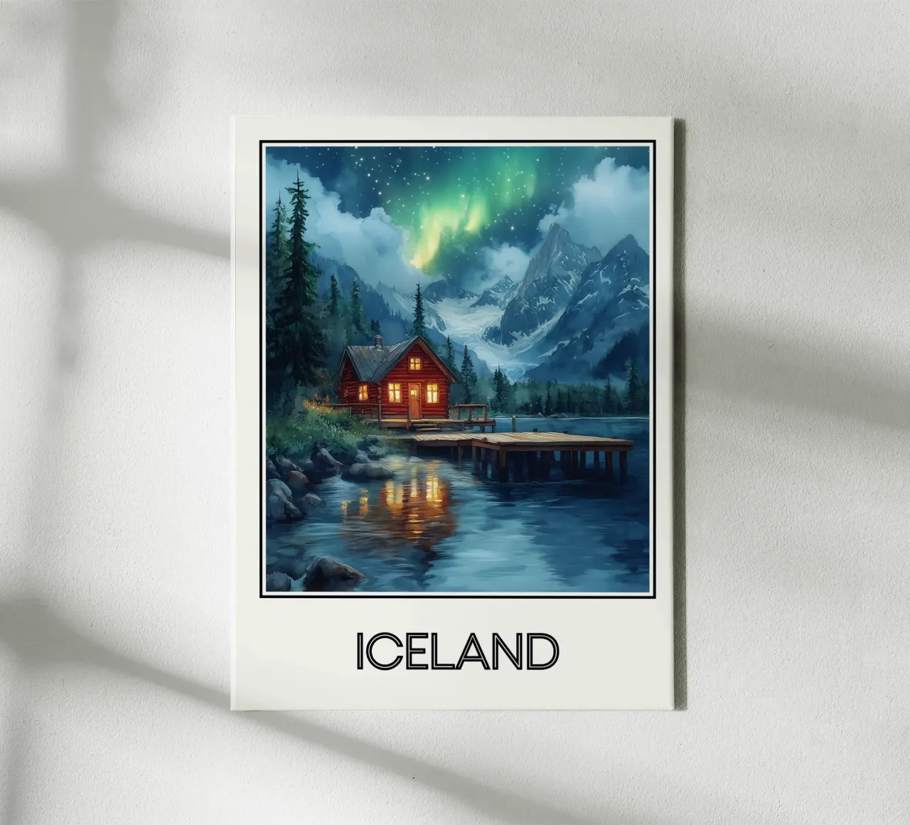 Het eiland canvas van Frame the World