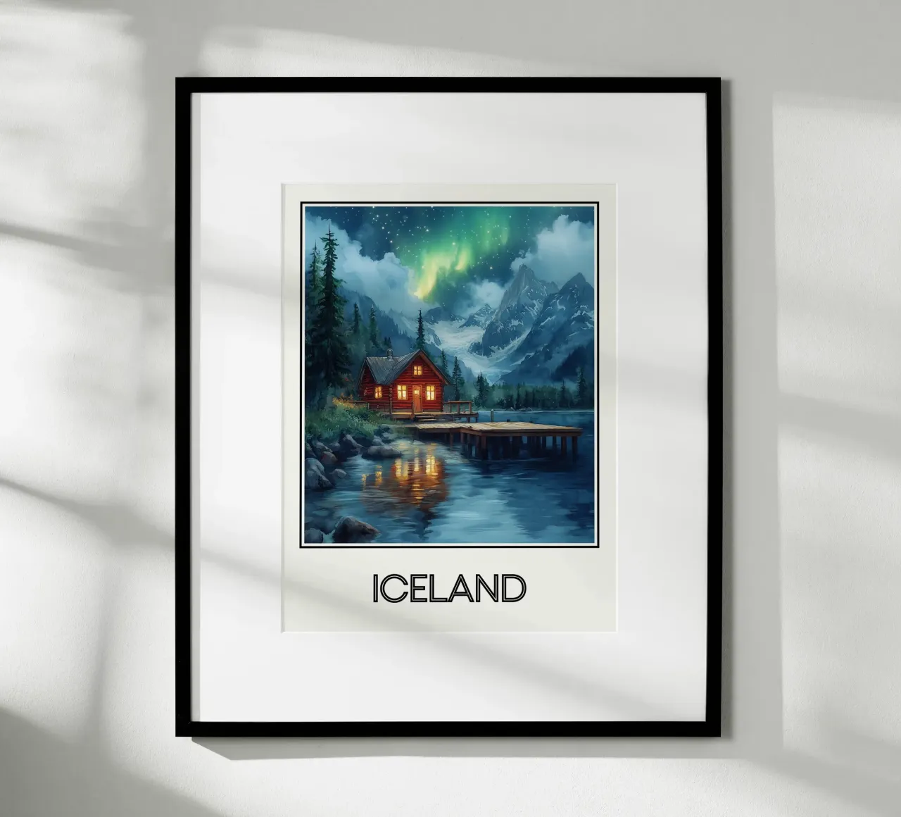 Het eiland poster van Frame the World
