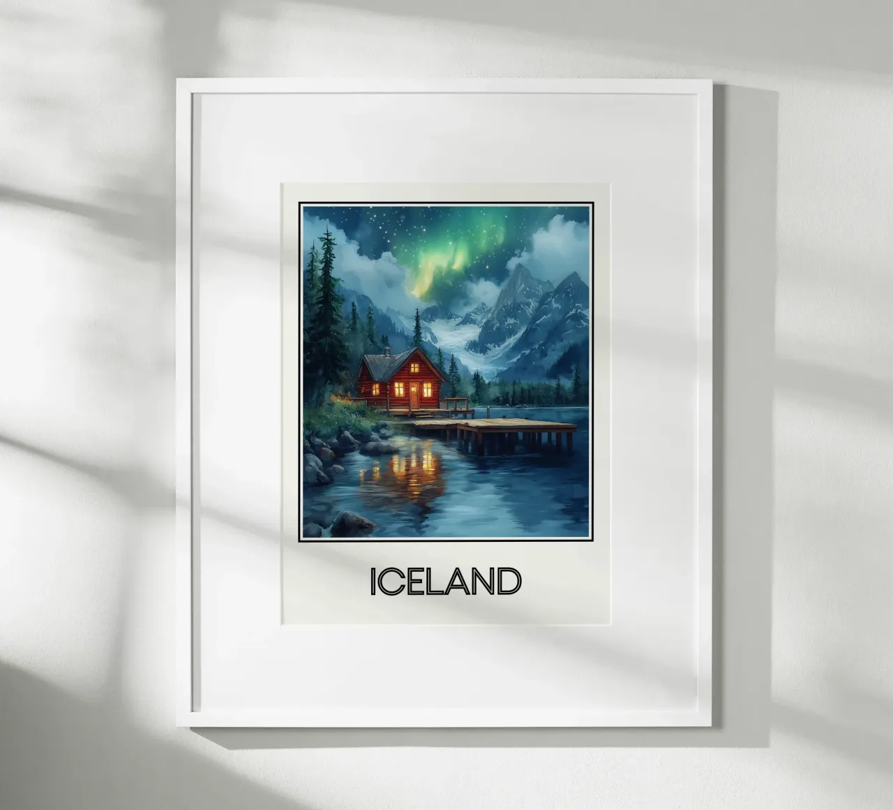 Het eiland poster van Frame the World