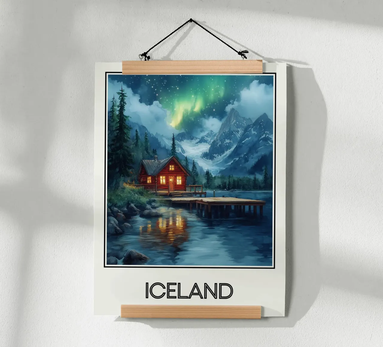 Het eiland poster van Frame the World