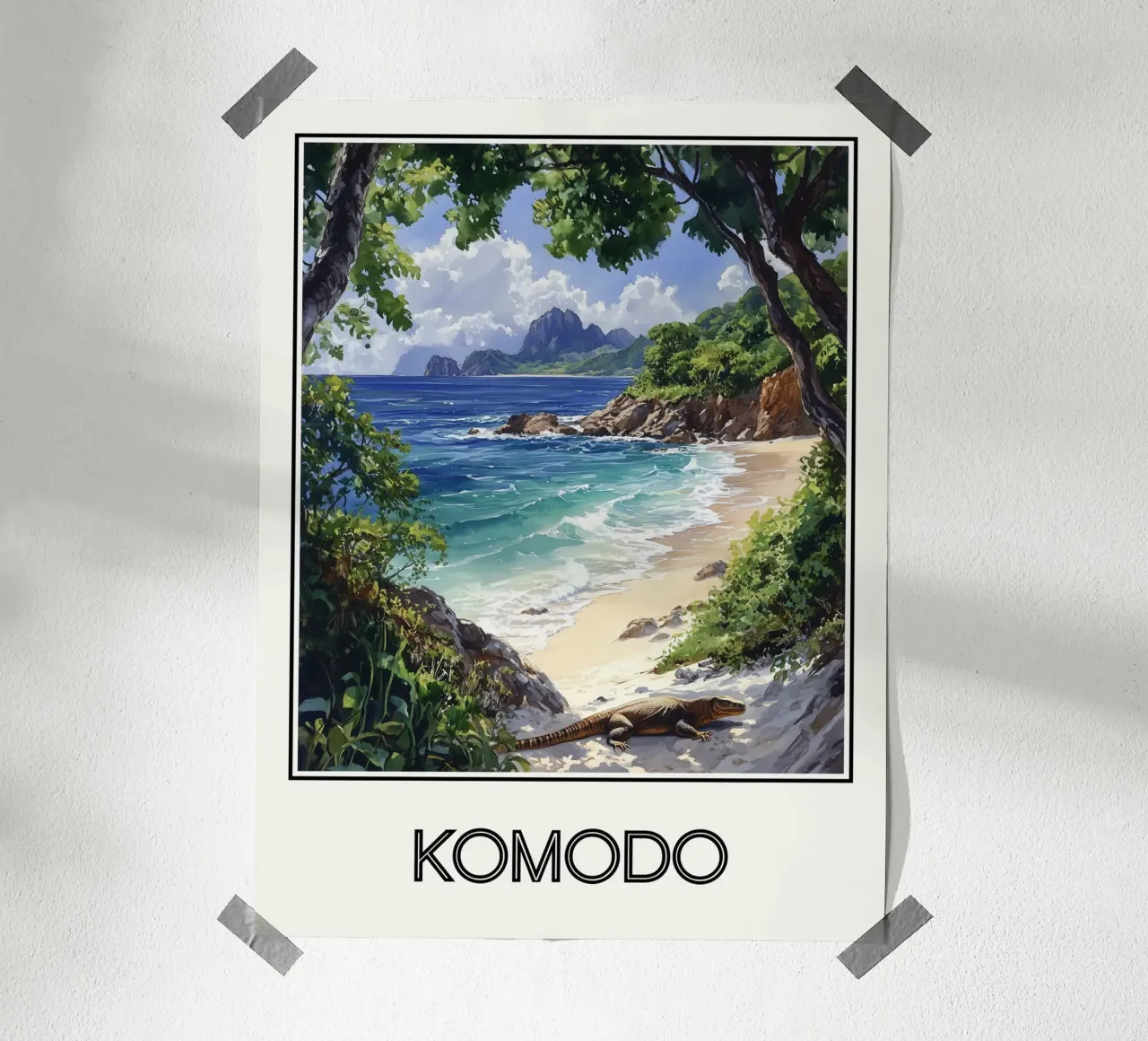 Komodo poster da Frame the World