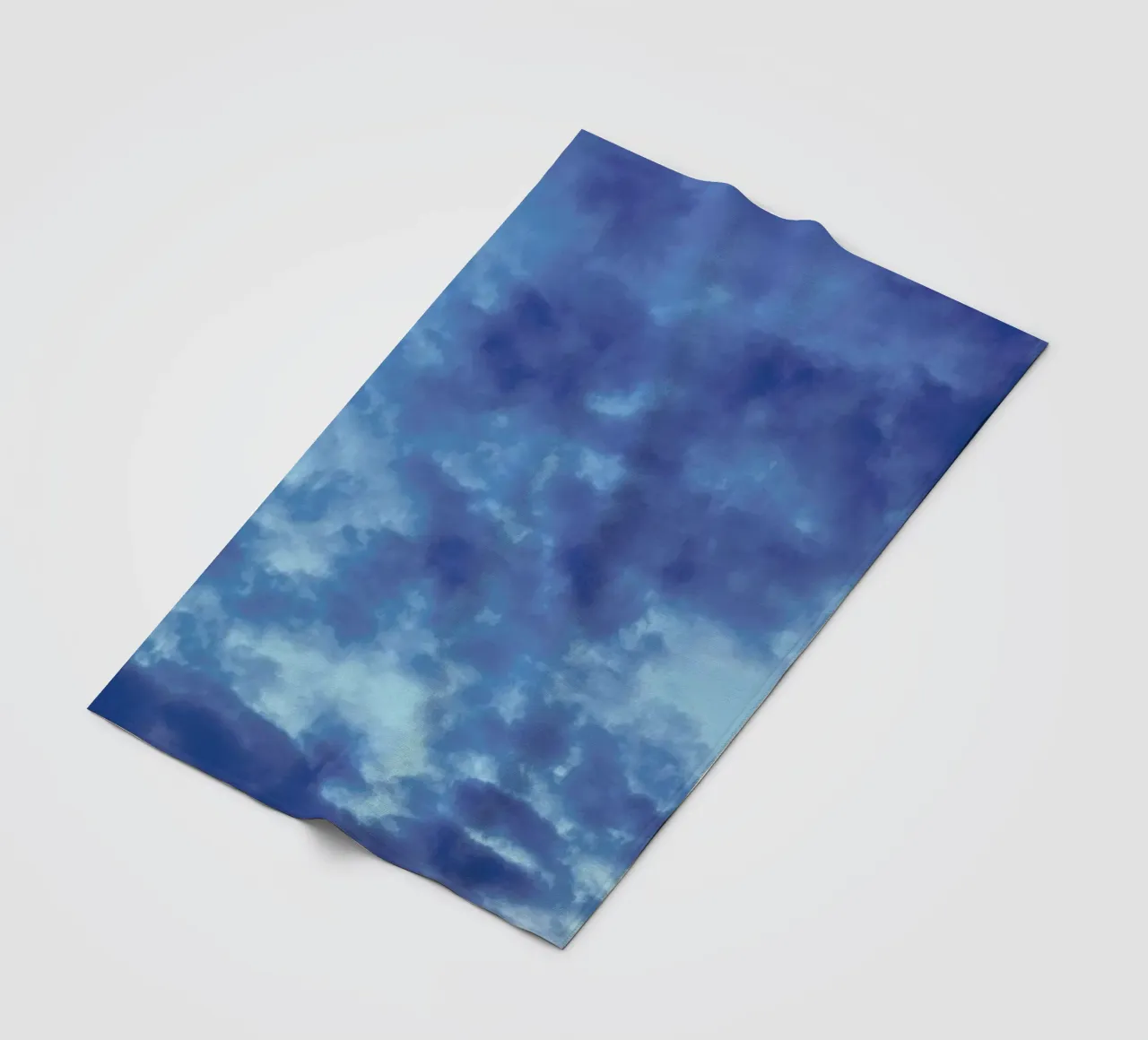 Into The Blue fleece blanket by Nur Mut