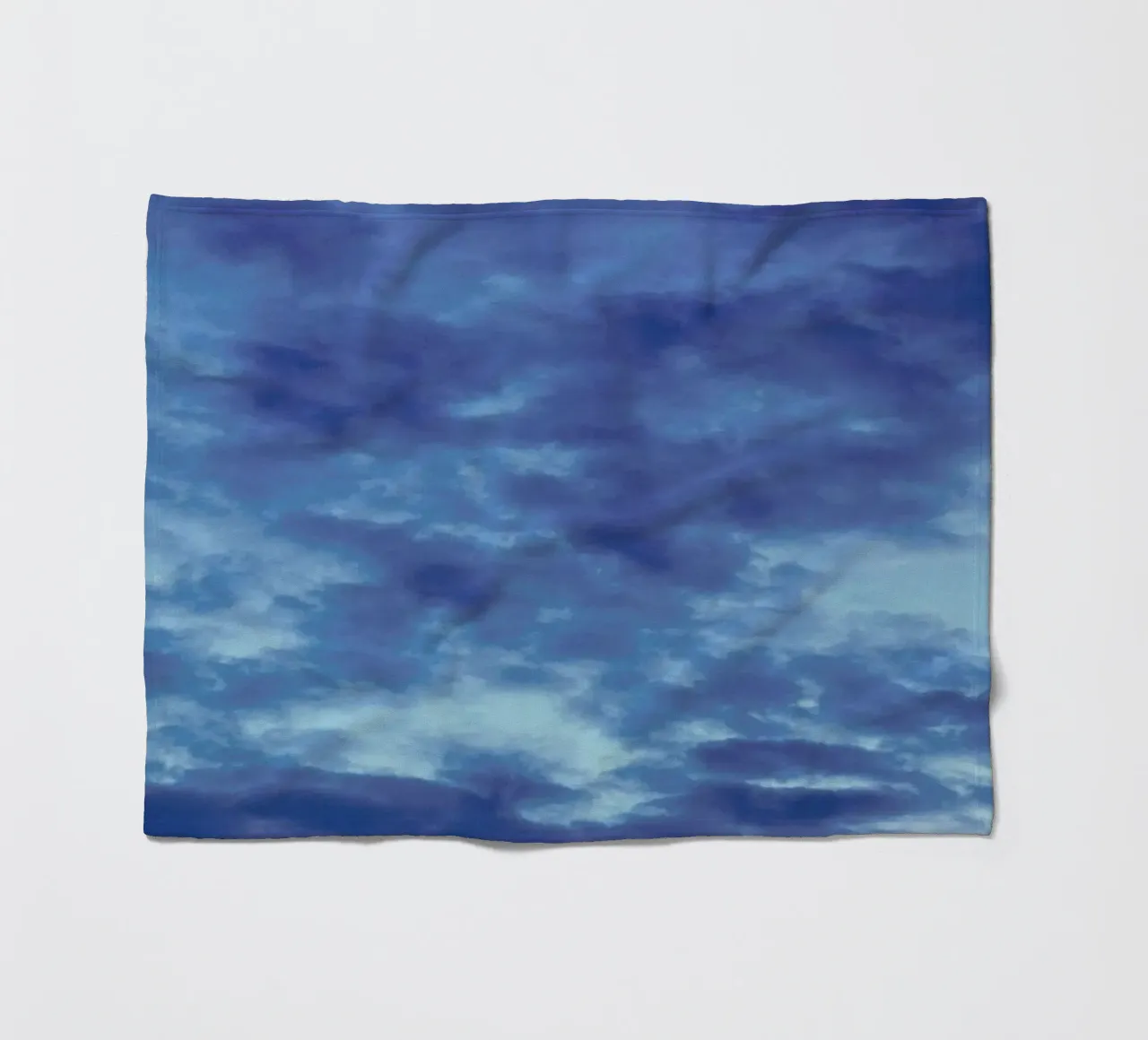 Into The Blue fleece blanket by Nur Mut