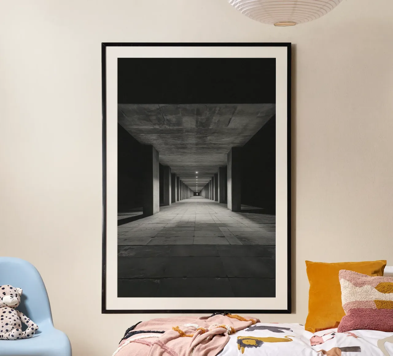 Palermo - Infinite Perspective: The Minimalist Escape hahnemühle by By Night