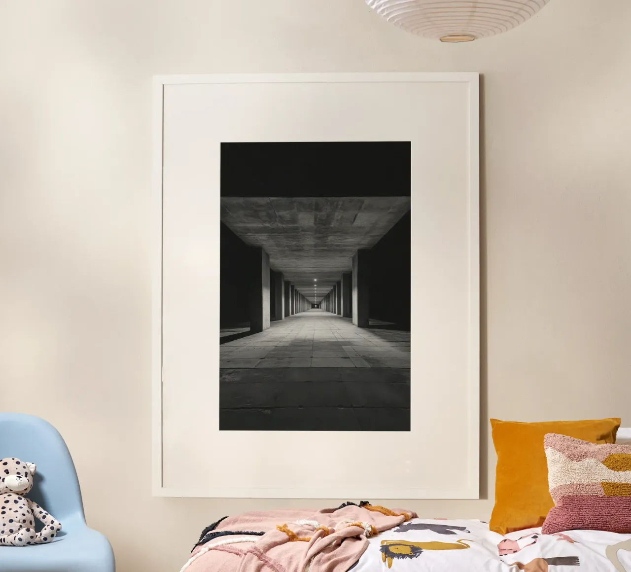 Palermo - Infinite Perspective: The Minimalist Escape hahnemühle by By Night