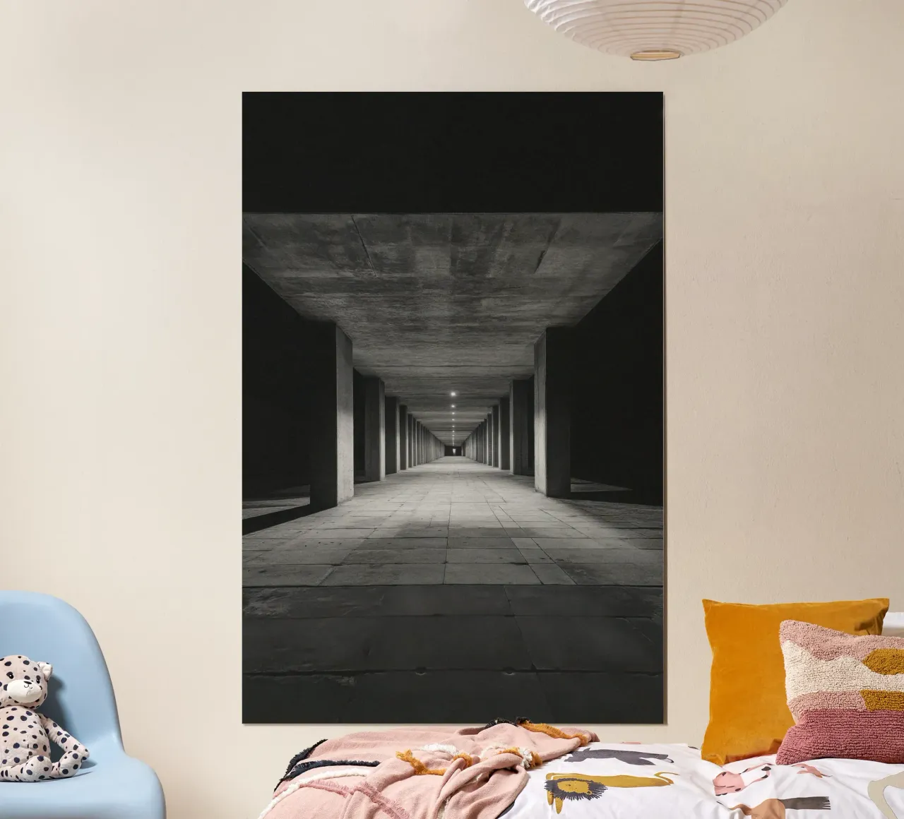 Palermo - Infinite Perspective: The Minimalist Escape hahnemühle by By Night