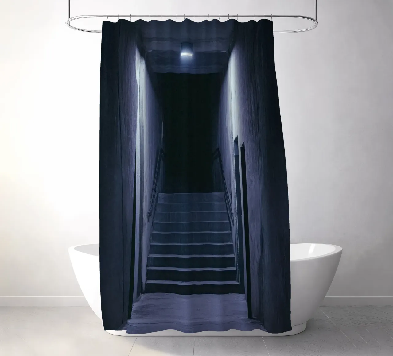 Palermo - Nocturnal Mystery: The Call of the Unknown shower curtain by By Night