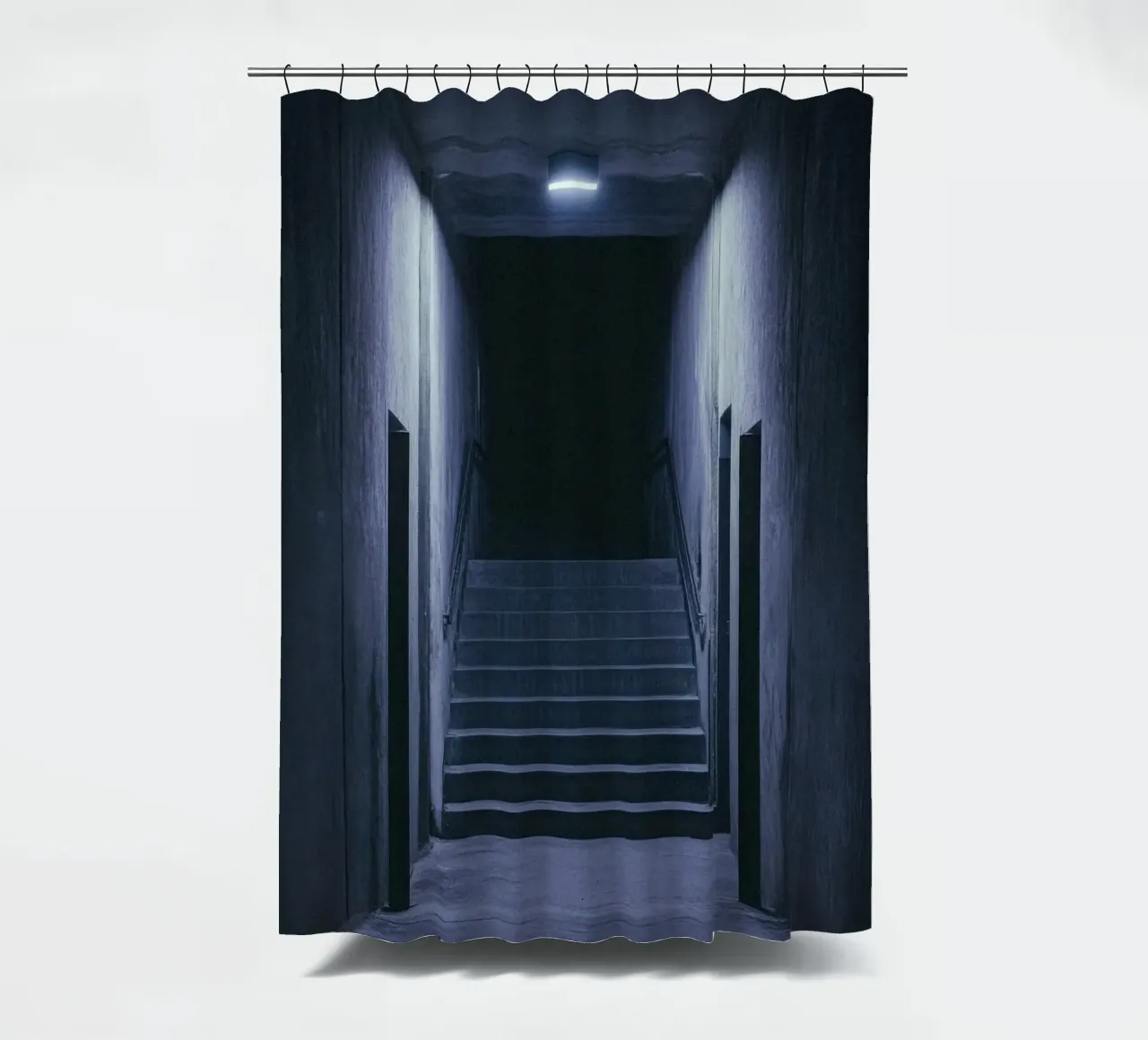 Palermo - Nocturnal Mystery: The Call of the Unknown shower curtain by By Night