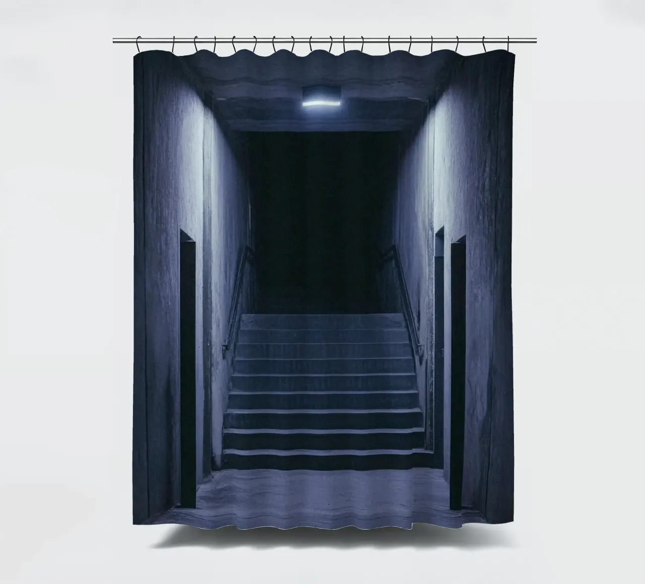 Palermo - Nocturnal Mystery: The Call of the Unknown shower curtain by By Night
