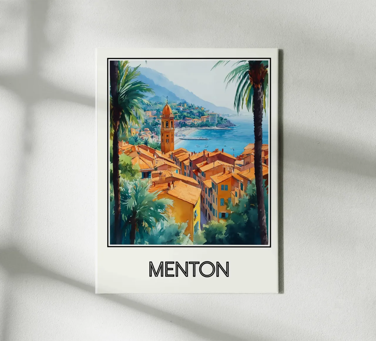 Menton canvas by Frame the World