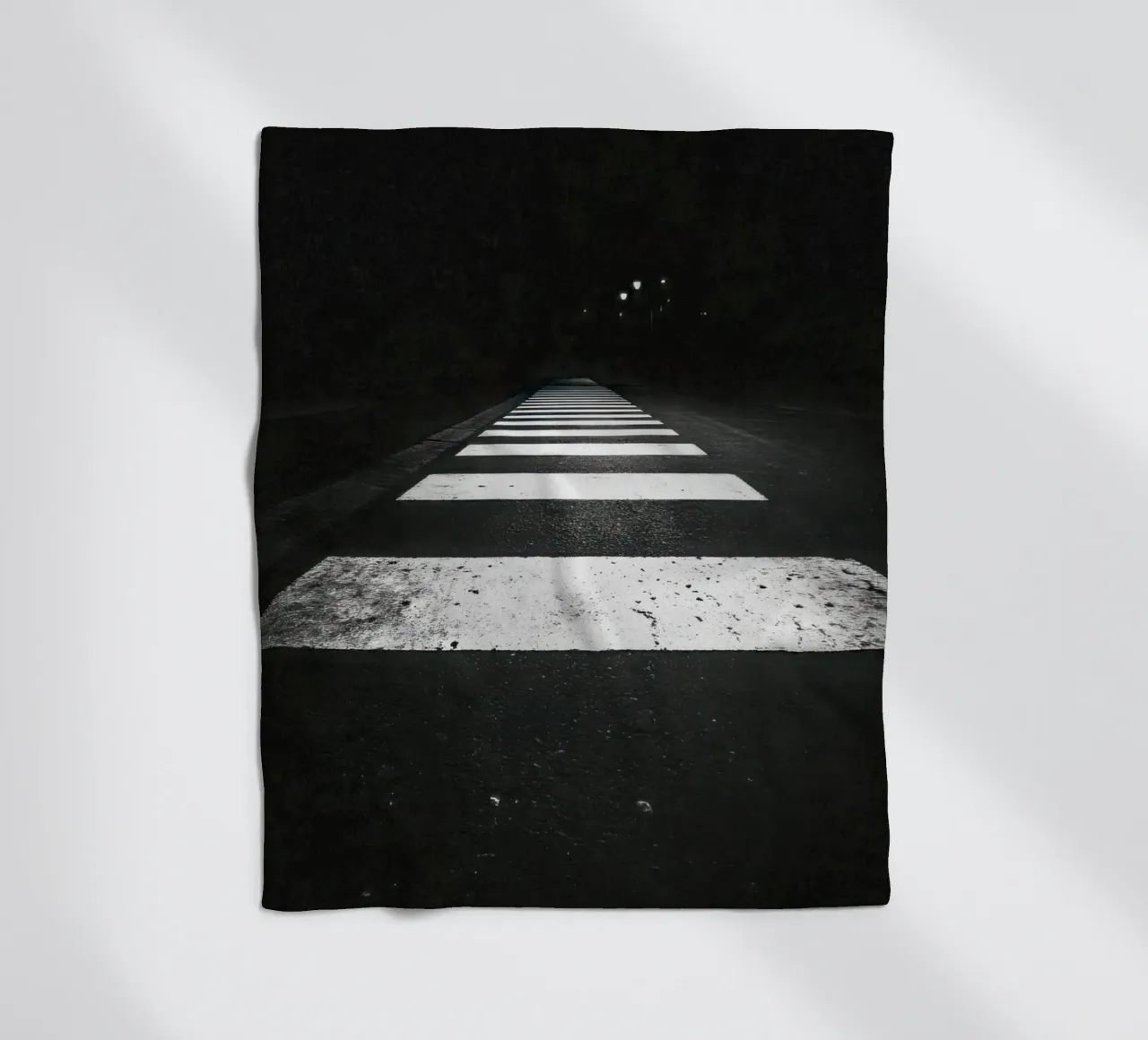 Palermo - Urban Zebra: Passage to the Unknown fleece blanket by By Night