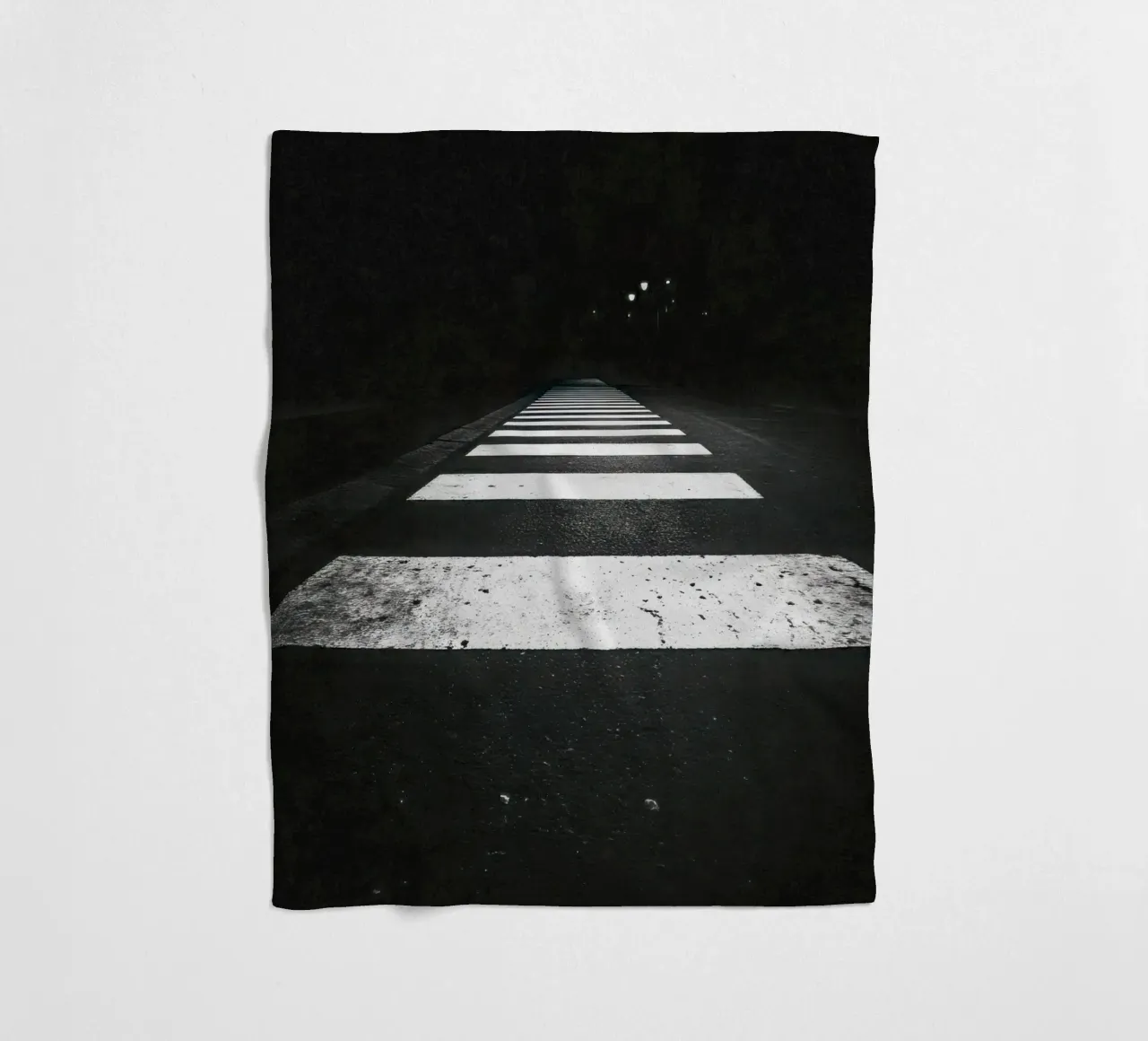 Palermo - Urban Zebra: Passage to the Unknown fleece blanket by By Night