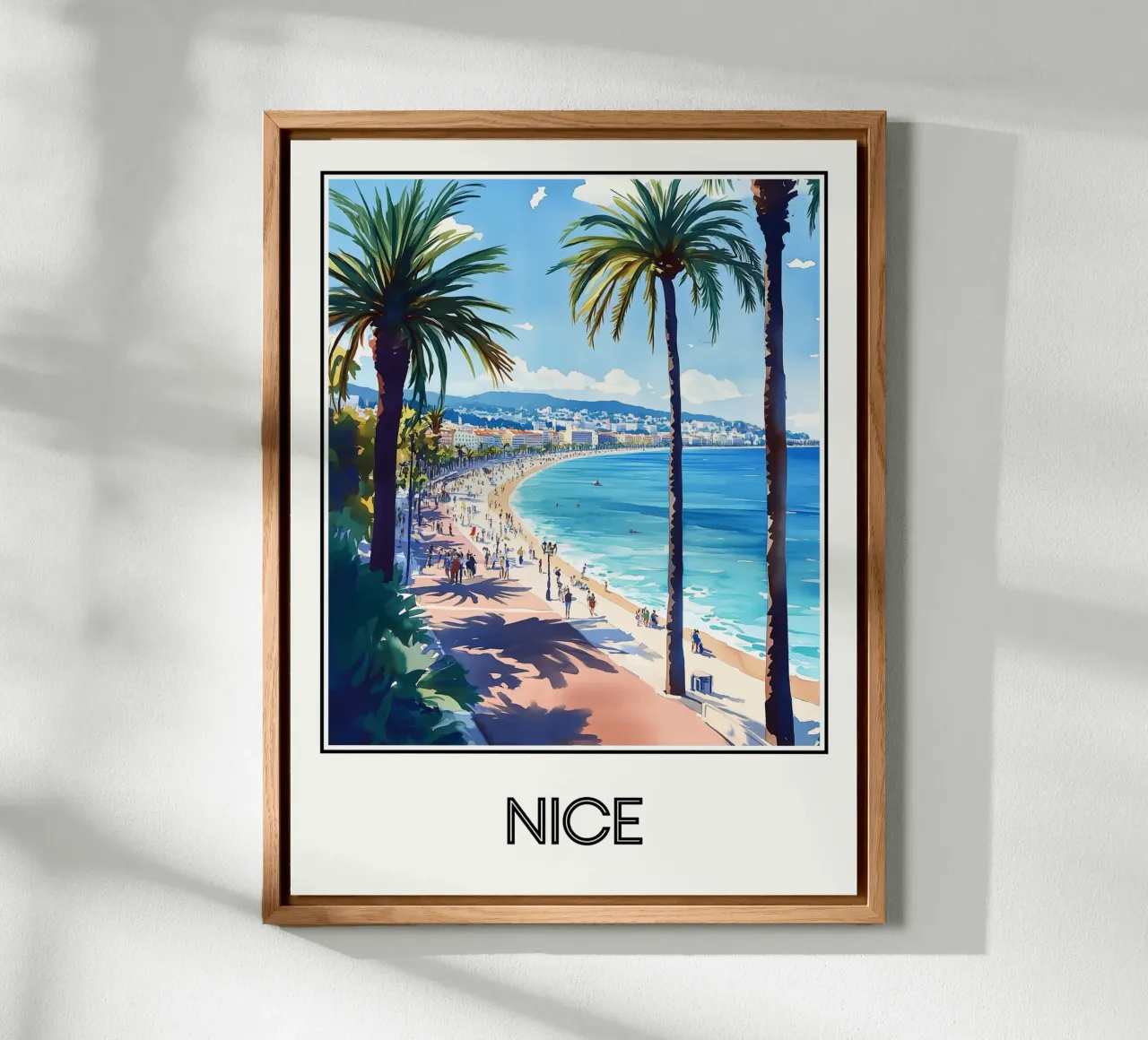 Affiche Nice alluminio dibond da Frame the World