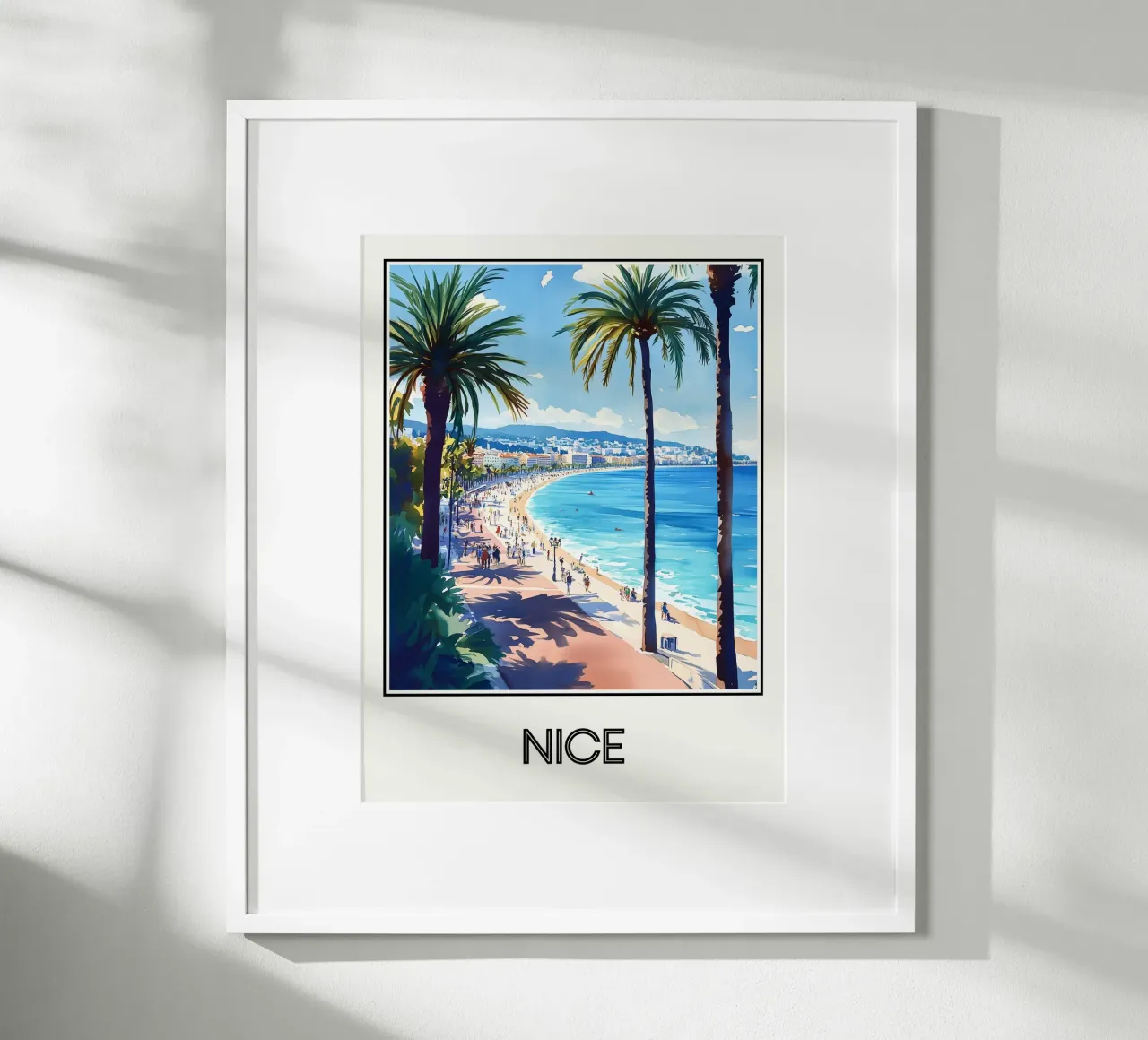 Affiche Nice carta hahnemühle da Frame the World