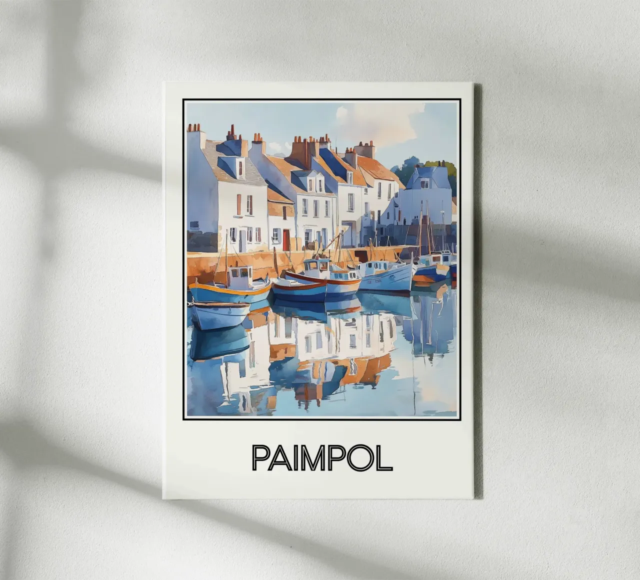 Paimpol canvas met Baklijst van Frame the World