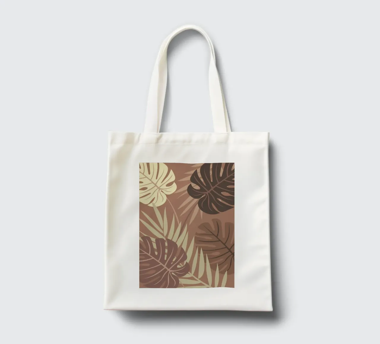 Piante Mocha Mousse | Pantone 2025 borsa in juta da Ana Paniagua Design